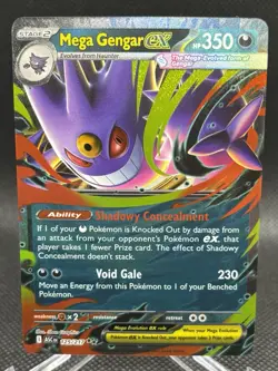 Mega Gengar Ex Holo Ascended Heroes Double Rare 125/217 Pokemon TCG - Image 1