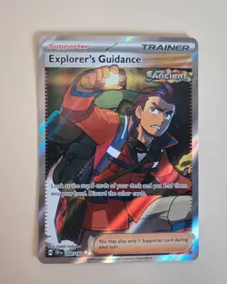 Pokemon TCG Explorer's Guidance 200/162 Temporal Forces Holo NM/M Pack Fresh - Image 1