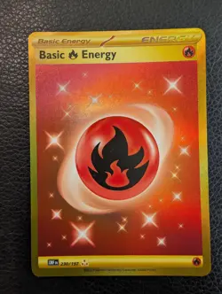Basic Fire Energy - 230/197 Obsidian Flames (Pokemon) Golden Hyper Rare - Image 1