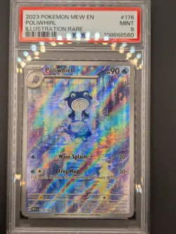 Pokemon Poliwhirl #176/165 Sv: Scarlet & Violet Illustration Rare PSA 9 English - Image 1