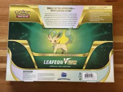 Pokemon TCG Leafeon VStar Special Collection Box Sword & Shield FACTORY SEALED - Image 2