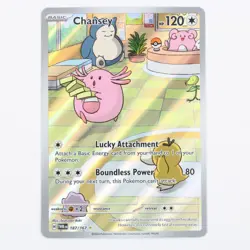 Pokemon - Chansey - 187/167 Twilight Masquerade - Illustration Rare - Near Mint - Image 1