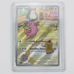 Pokemon - Chansey - 187/167 Twilight Masquerade - Illustration Rare - Near Mint - Image 3