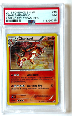 2013 Pokemon BW Charizard Holo Legendary Treasures #19 PSA - Image 1