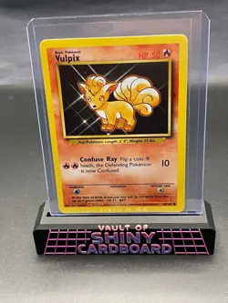 🔥 Vulpix 68/102 Base Set HP Error Pokemon TCG - Image 1