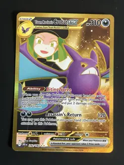 Pokemon TCG Team Rocket’s Crobat Ex Destined Rivals 242/182 NM - Image 3