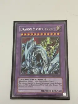 Dragon Master Knight Secret Rare Retro from pack to sleeve RP02-EN097 - Image 4