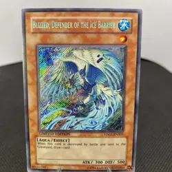 Yugioh Blizzed. Defender Of The Ice Barrier HA01-EN001 Secret Rare Exzellent - Image 3