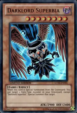 Darklord Superbia - Ultra Rare Limited Edition LC02-EN005 - LP - YuGiOh - Image 1