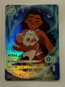 Disney Lorcana Moana Curious Explorer Enchanted 242/204 EN 11 - Image 2