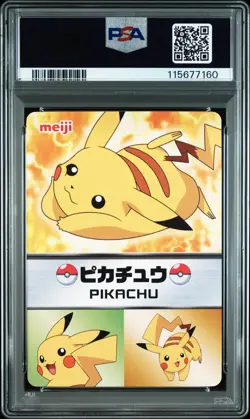 2013 POKEMON JPN MEIJI PROMO PIKACHU PSA 9 - Image 2