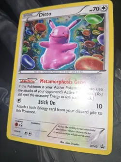 Ditto XY40 Black Star Promo NM Holo Pokemon TCG Rare Metamorphosis Gene - Image 1