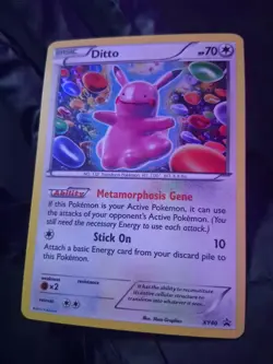 Ditto XY40 Black Star Promo NM Holo Pokemon TCG Rare Metamorphosis Gene - Image 5