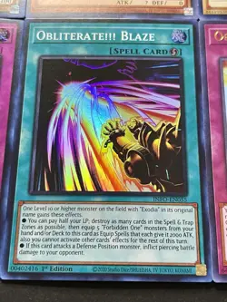 Exodia Full 5 Piece Set + Incarnate + Obliterate!!! + Blaze + Rage | YuGiOh! - Image 4