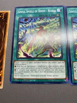 Yu-Gi-Oh! 3X Sinful Spoils Of Doom - Rciela Common 1st Edition AGOV-EN055 NM/M - Image 4