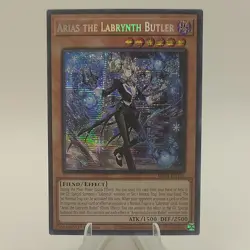 YuGiOh Arias the Labrynth Butler MP24-EN116 1st Edition Prismatic Secret Rare - Image 1