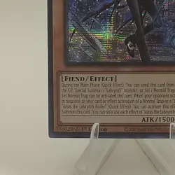 YuGiOh Arias the Labrynth Butler MP24-EN116 1st Edition Prismatic Secret Rare - Image 2