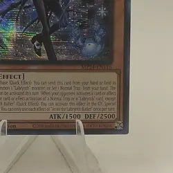 YuGiOh Arias the Labrynth Butler MP24-EN116 1st Edition Prismatic Secret Rare - Image 3