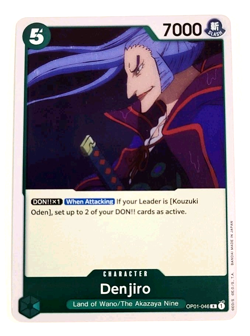 Denjiro - OP01-046 R - Foil - Rare - Romance Dawn - One Piece - Image 1