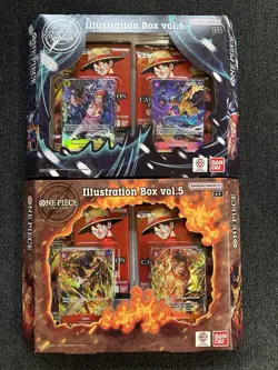 One Piece Illustration Box Vol. 5 and 6 New Sealed - Set - Image 1