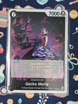 One Piece Premium Booster The Best Vol 2 Gecko Moria PRB02-013 Foil - Image 1