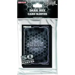 Yu-Gi-Oh! Dark Hex Card Sleeves (50 Pack) - Konami New & Sealed - Image 1