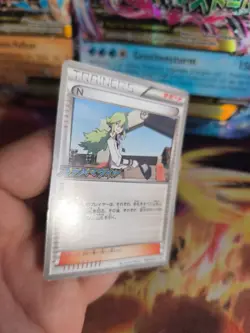 Pokemon Karte Card N BW Promo Stamp Black White Black Star japanese VG - Image 4