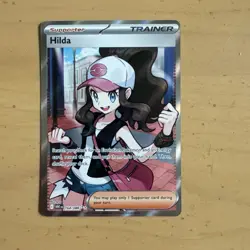 Hilda 164/086 Full Art Ultra Rare SV: White Flare Pokemon TCG Trainer Card - Image 1