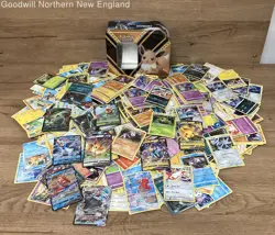 2.5LB Lot of Mixed Various Assorted Pokemon Cards CCG TCG Trading Cards w/ Tin - Image 1