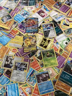 2.5LB Lot of Mixed Various Assorted Pokemon Cards CCG TCG Trading Cards w/ Tin - Image 2