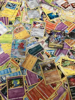 2.5LB Lot of Mixed Various Assorted Pokemon Cards CCG TCG Trading Cards w/ Tin - Image 3
