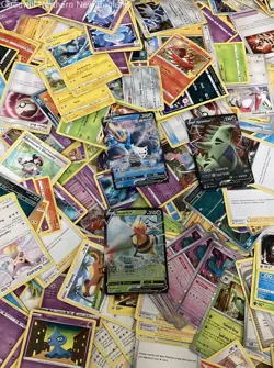 2.5LB Lot of Mixed Various Assorted Pokemon Cards CCG TCG Trading Cards w/ Tin - Image 4