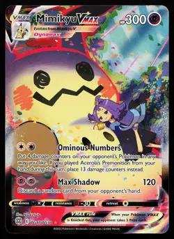 Mimikyu VMAX TG17/TG30 Ultra Rare Brilliant Stars Trainer Gallery Pokemon Card - Image 1