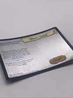 Harry Potter Tcg Base Set Holo Foil Draco Malfoy Card 2/116 - Image 2