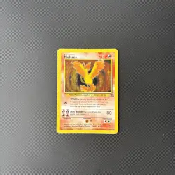 Pokemon Card Fossil Set Holo Moltres 12/62 WOTC - Image 2