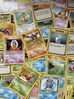 Vintage Pokemon Cards Bundle x 100 including base set 1999 WOTC - Image 3