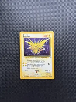 Pokemon Card Fossil Set Holo Zapdos 15/62 WOTC - Image 1