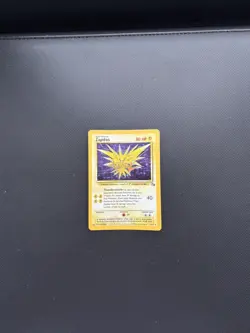 Pokemon Card Fossil Set Holo Zapdos 15/62 WOTC - Image 5