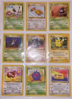 Pokemon Set Jungle Cards Bundle Mixed Conditions 60+ Cards - Image 1