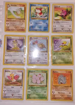 Pokemon Set Jungle Cards Bundle Mixed Conditions 60+ Cards - Image 5