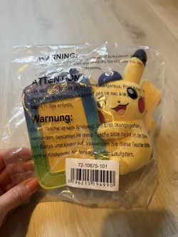 Pokemon Center EUIC 2026 Exclusive Pikachu TCG Card Holder Plush Brand New - Image 1