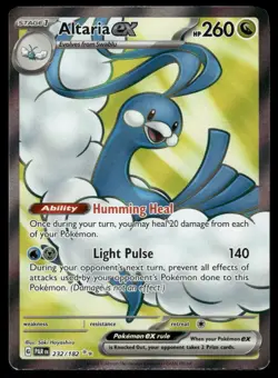 Pokemon Cards Altaria ex 232/182 Paradox Rift Ultra Rare NM - Image 1
