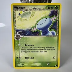 Wooper (Delta Species) 71/101 Dragon Frontiers Common Pokemon TCG Card NM - Image 1