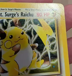 Lt. Surge's Raichu 11/132 - Gym Challenge - Pokemon Card - Image 3