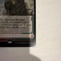 MTG English Wooded Foothills NM Normal Zendikar Rising Expeditions - Image 2
