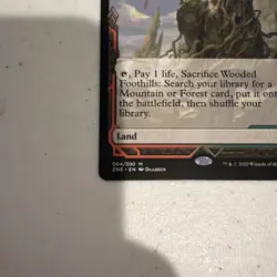 MTG English Wooded Foothills NM Normal Zendikar Rising Expeditions - Image 5