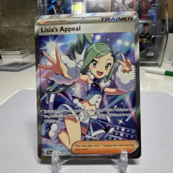Pokemon Lisia's Appeal Full Art Ultra Rare Trainer 234/191 Sv08 Holo Card - Image 1