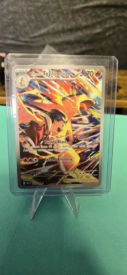 Pokemon TCG Ethan's Typhlosion Destined Rivals Reverse Holo Card 034/182 - Image 1