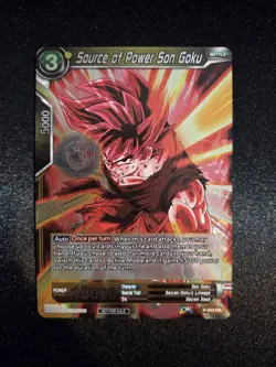 Source of Power Son Goku P-053 Tournament Promo Dragon Ball Card English Fusion - Image 1