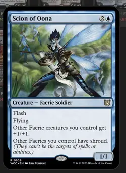 Scion of Oona Commander: Wilds of Eldraine Regular - Image 1